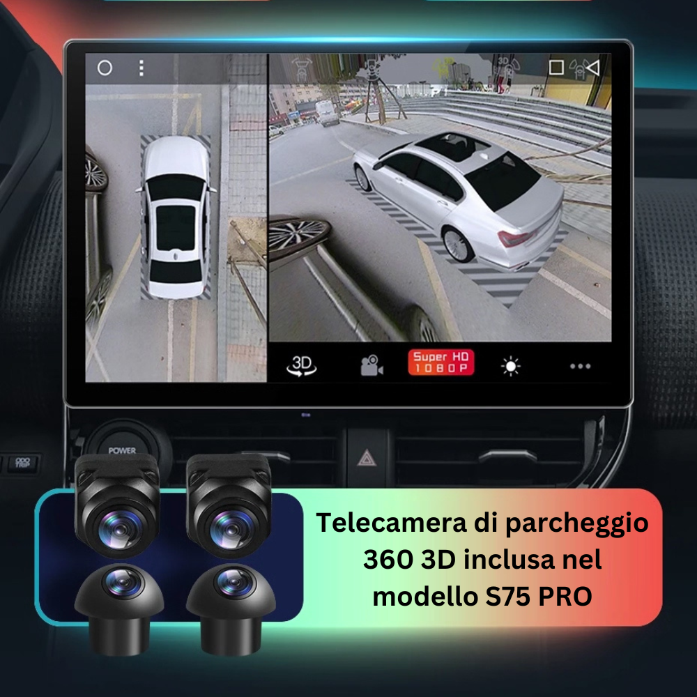 FIAT 500 | 2007-2015 | Android 13 Autoradio | Apple CarPlay | Android Auto - SuonoAuto