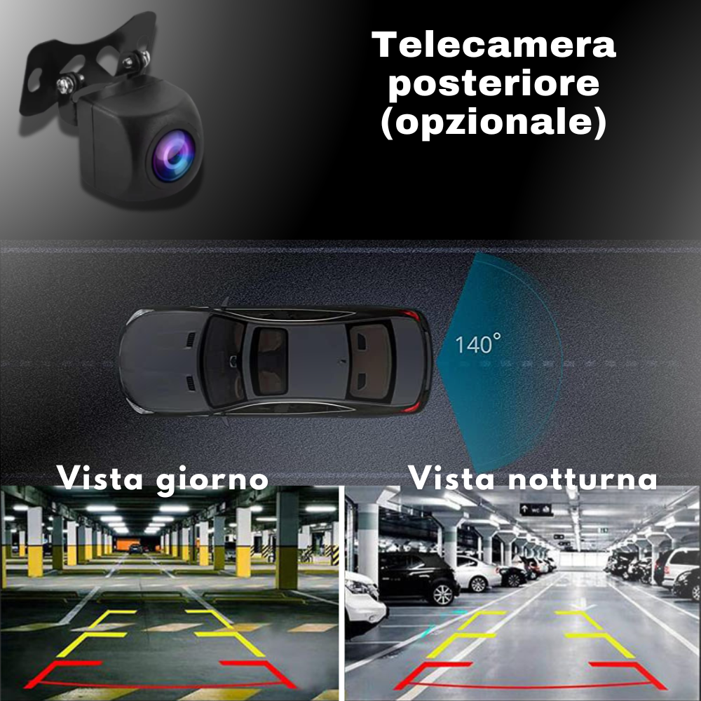 FIAT 500 | 2007-2015 | Android 13 Autoradio | Apple CarPlay | Android Auto - SuonoAuto