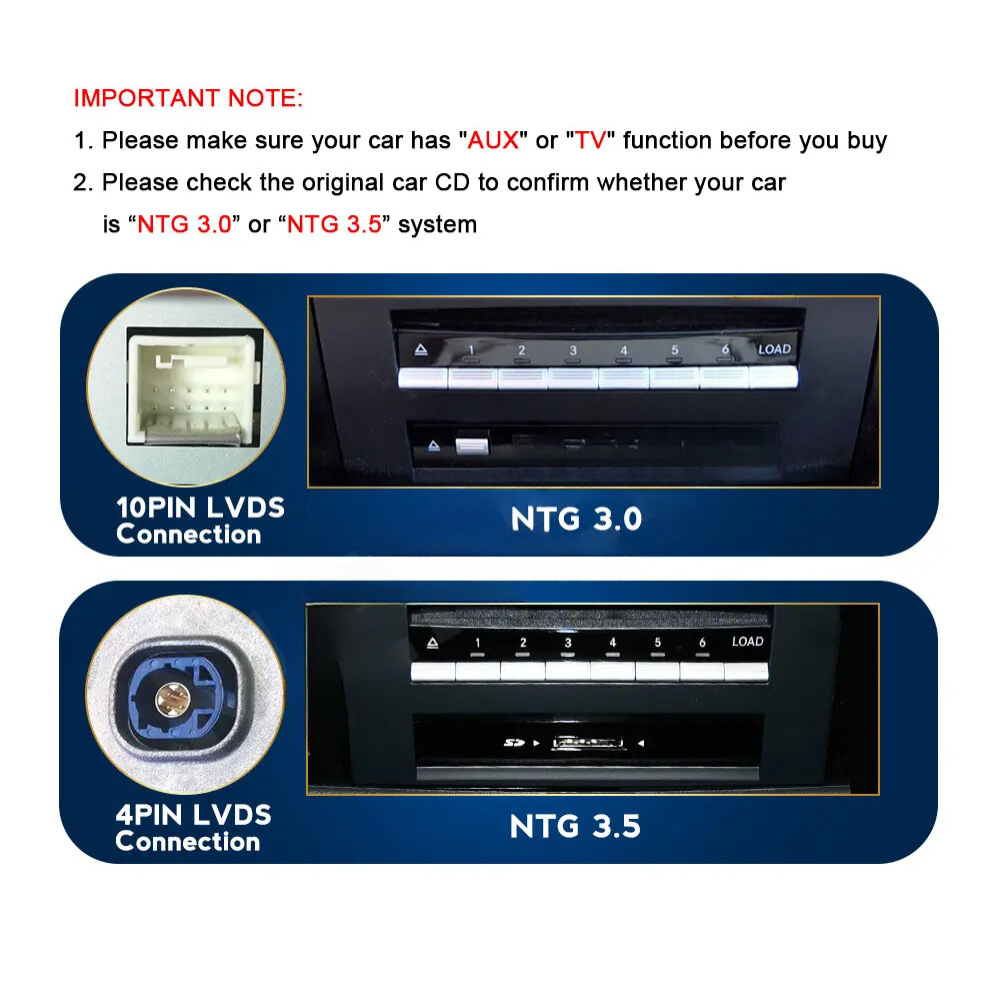 Mercedes S Class 2005-2014 W216 W221 Android 13 Autoradio CarPlay & Android Auto NTG 3.0 3.5 - SuonoAuto