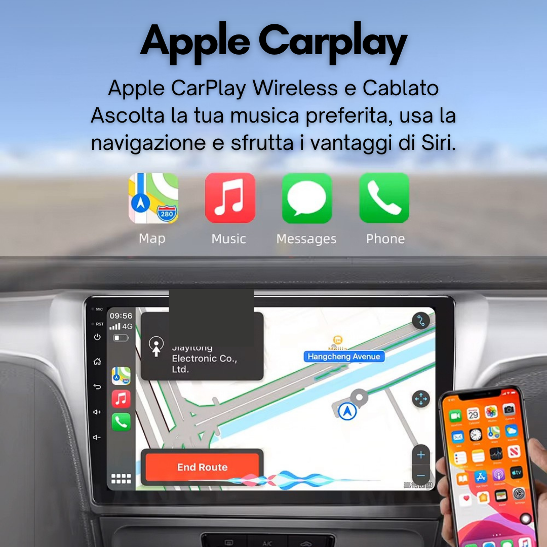 FIAT 500 | 2007-2015 | Android 13 Autoradio | Apple CarPlay | Android Auto - SuonoAuto