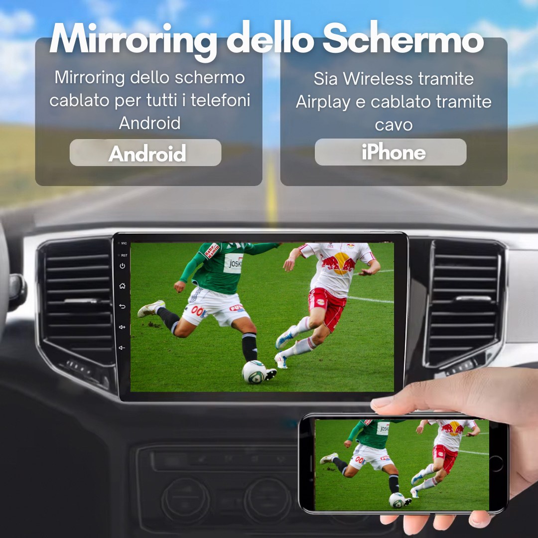 FIAT 500 | 2007-2015 | Android 13 Autoradio | Apple CarPlay | Android Auto - SuonoAuto