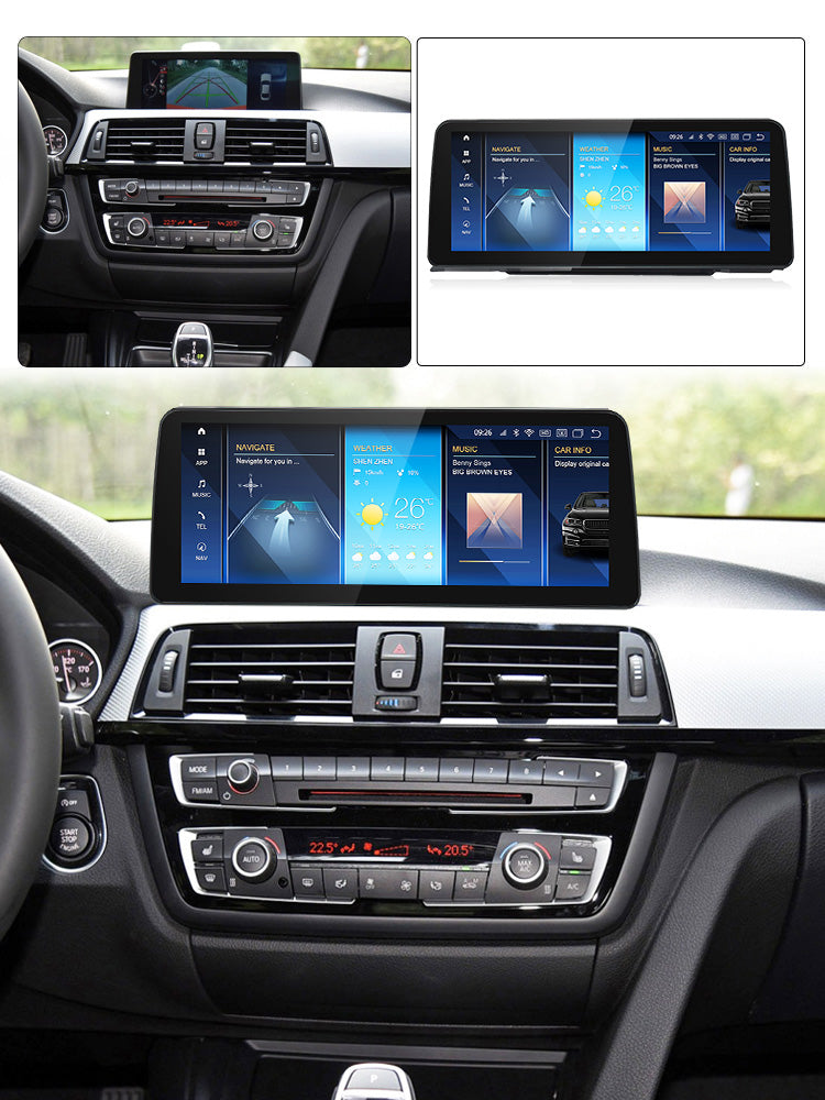 BMW 3 4 2011-2019 Series F30 F31 F32 F33 F34 F36 Android 13 CarPlay & Android Auto Autoradio NBT EVO - SuonoAuto