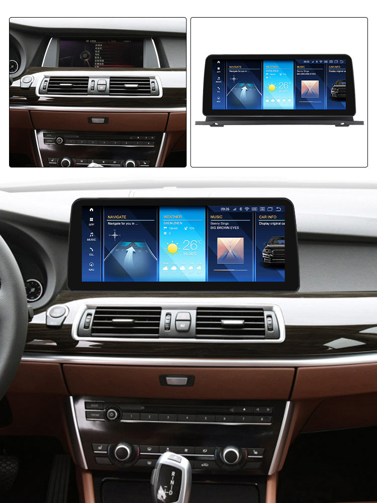 BMW 5 Series GT 2009-2017 F07 Android 13 Autoradio CarPlay & Android Auto CIC NBT - SuonoAuto