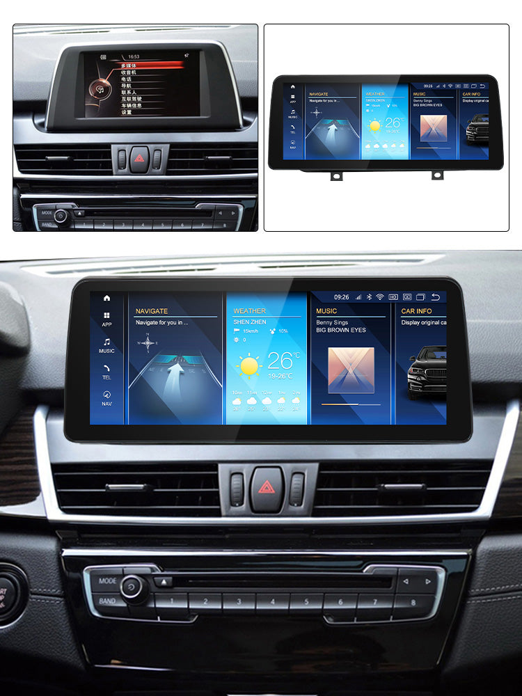 BMW 2 Series Active Tourer 2013-2019 F45 F46 F87 Android 13 CarPlay & Android Auto Autoradio NBT EVO - SuonoAuto