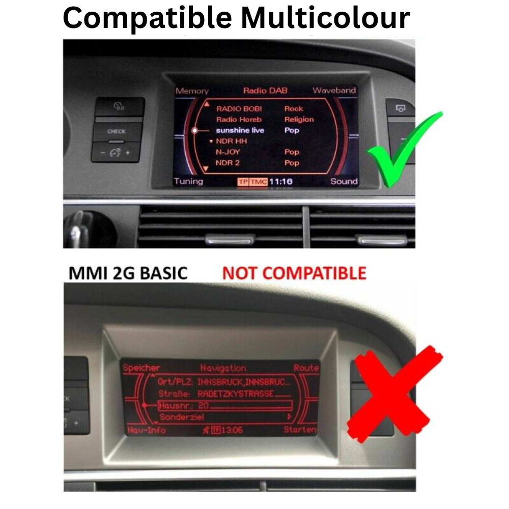 Audi A6 C6 2005-2011 Android 13 Autoradio CarPlay & Android Auto S RS - SuonoAuto