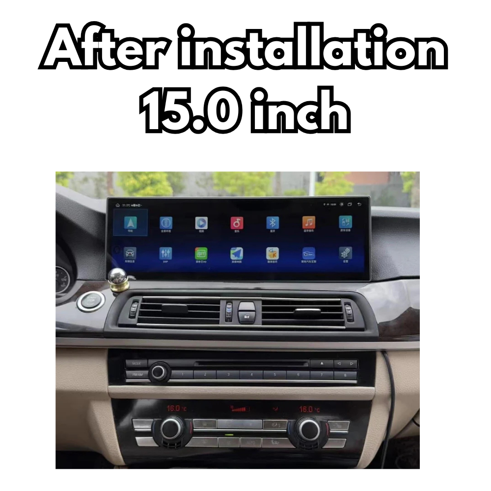 BMW 5 Series 2010-2017 F10 F11 F18 Android 13 Autoradio CarPlay & Android Auto CIC NBT - SuonoAuto