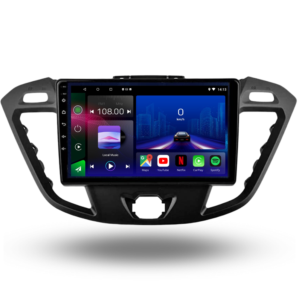 Ford Transit Custom | MK8 | 2013-2018 | Android 13 Autoradio | Apple CarPlay | Android Auto - TechVoyage