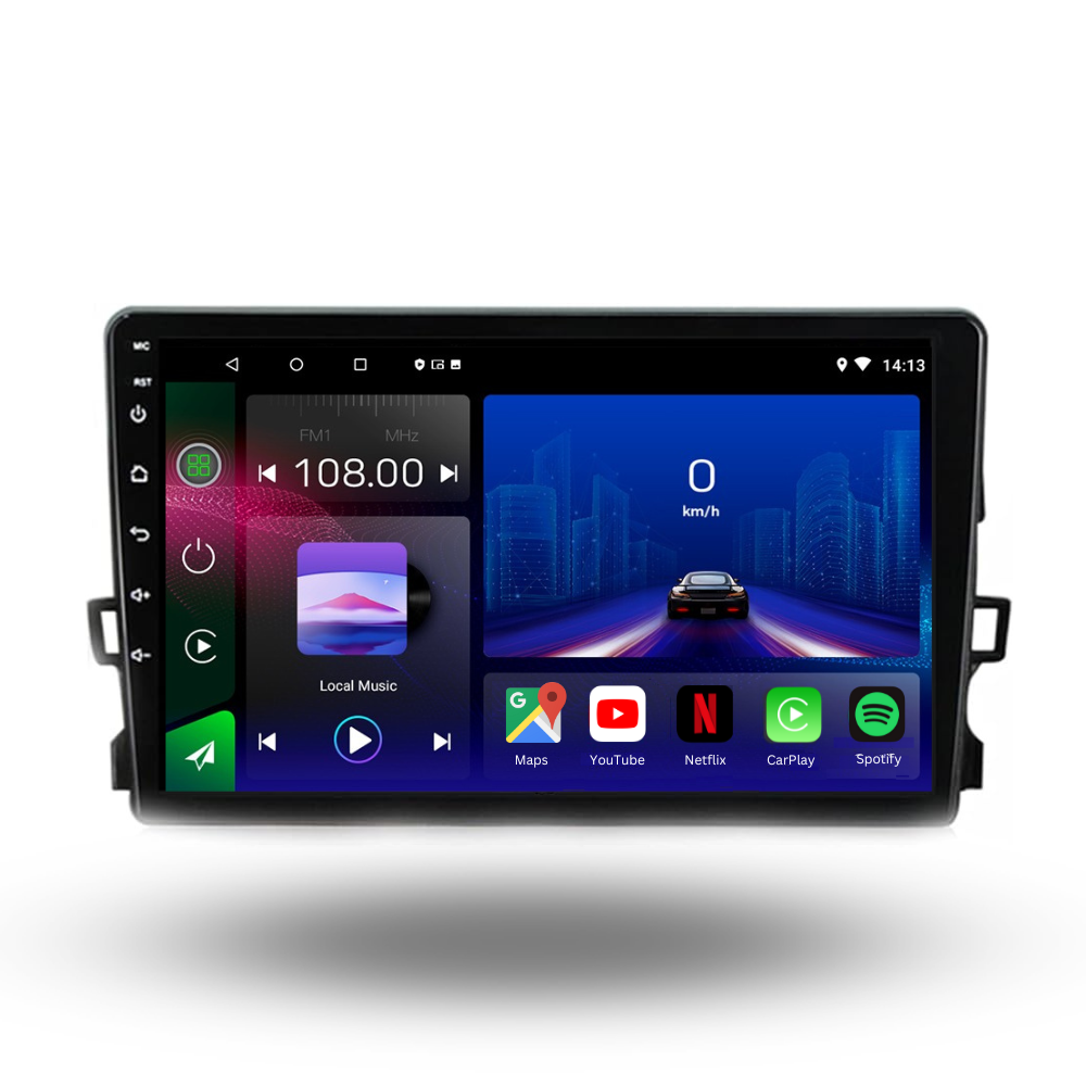 Toyota | Auris | 2006-2012 | Android 13 Autoradio | Apple CarPlay | Android Auto - TechVoyage