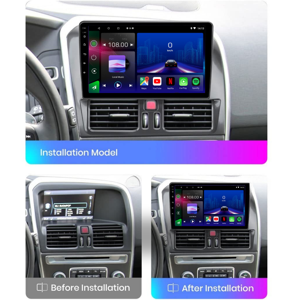 Volvo XC60 | 2008-2018 | Android 13 Autoradio | Apple CarPlay | Android Auto - SuonoAuto
