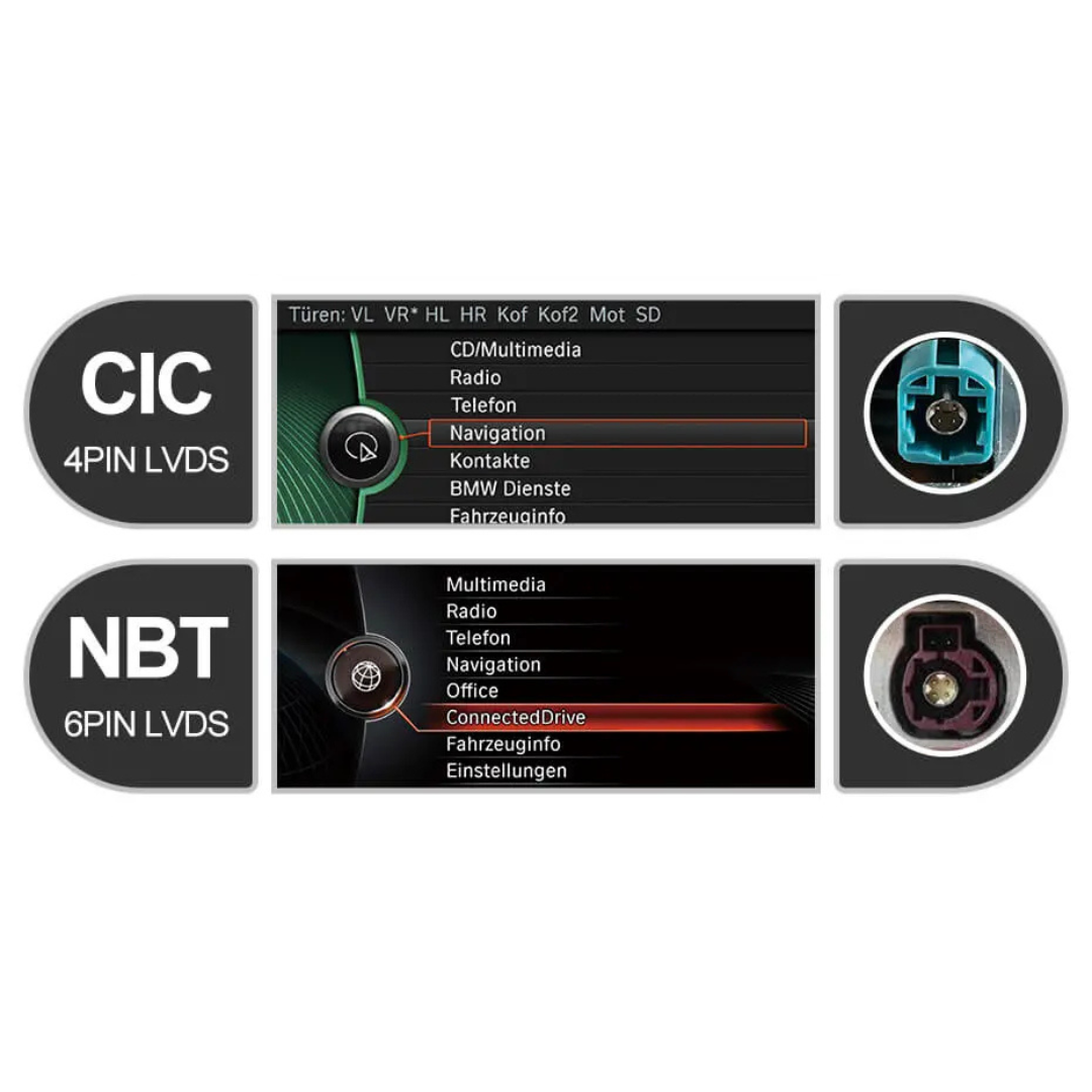 BMW 5 Series 2010-2017 F10 F11 F18 Android 13 Autoradio CarPlay & Android Auto CIC NBT - SuonoAuto