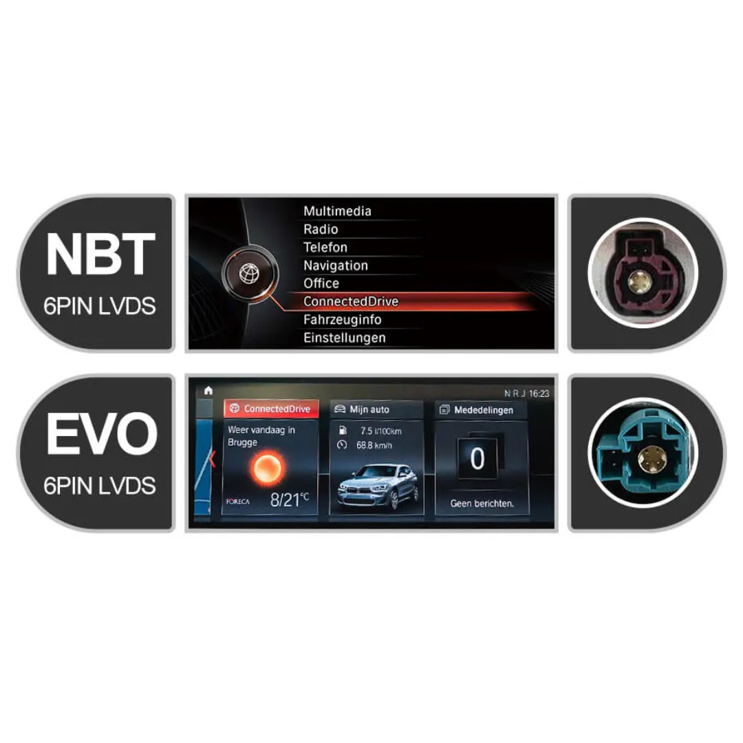 BMW X1 X2 2015-2022 F48 F39 Android 13 CarPlay & Android Auto Autoradio NBT EVO - SuonoAuto
