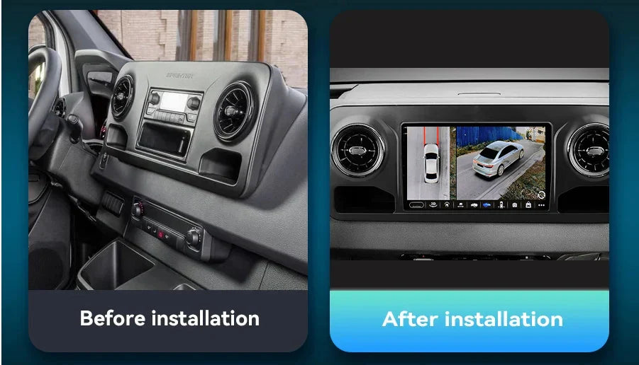 Mercedes Sprinter | 2018-2024 | Android 13 Autoradio | Apple CarPlay | Android Auto - TechVoyage