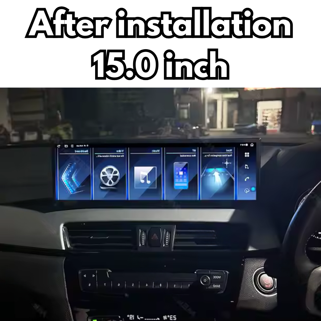 BMW X1 X2 2015-2022 F48 F39 Android 13 CarPlay & Android Auto Autoradio NBT EVO - SuonoAuto