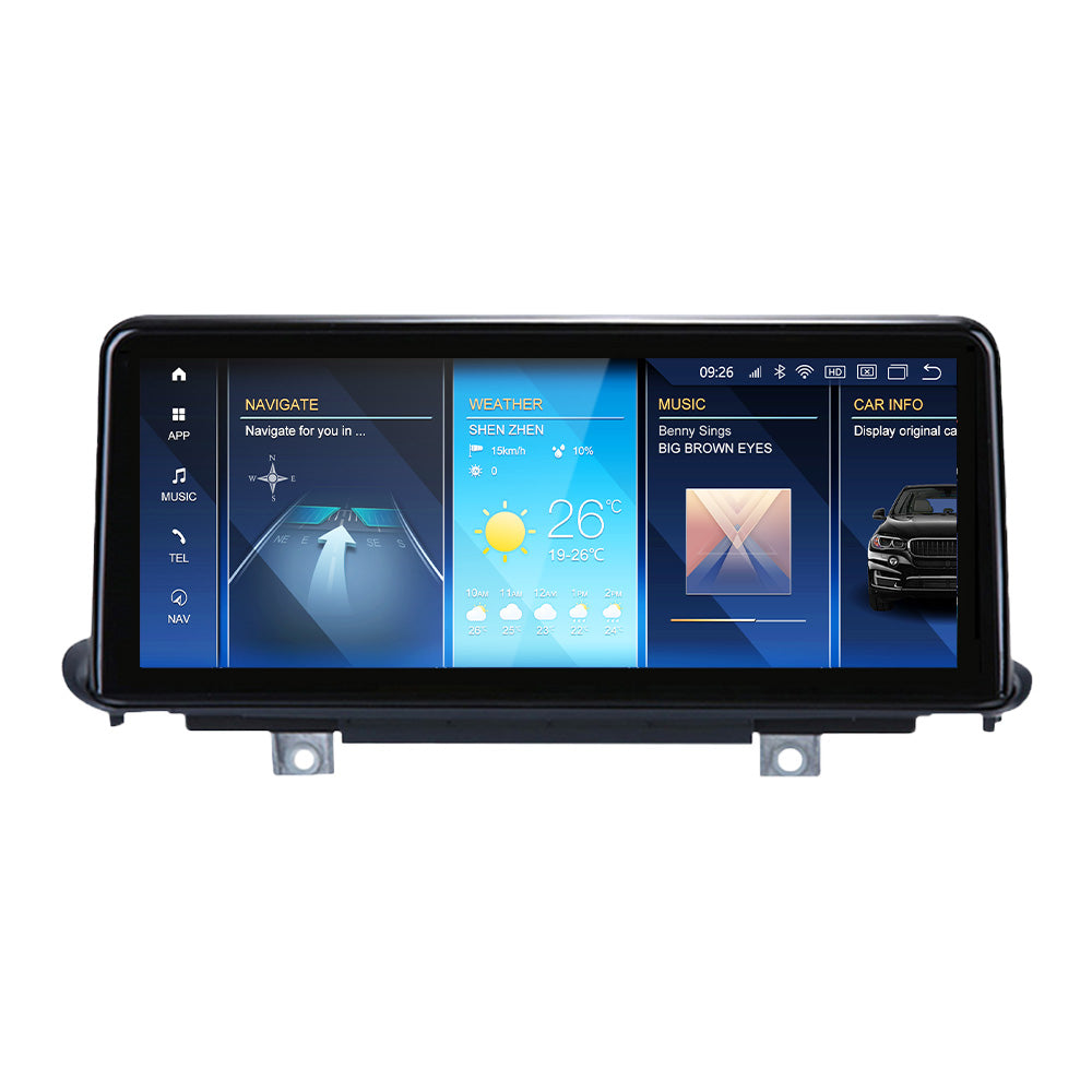 BMW X5 X6 2014-2019 Series F15 F16 Android 13 CarPlay & Android Auto Autoradio NBT EVO - SuonoAuto