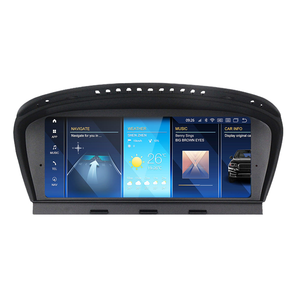 BMW 3 5 6 Series E90 E91 E92 E93 E60 E61 E62 E63 E64 Android 13 Autoradio CarPlay & Android Auto CCC CIC - SuonoAuto