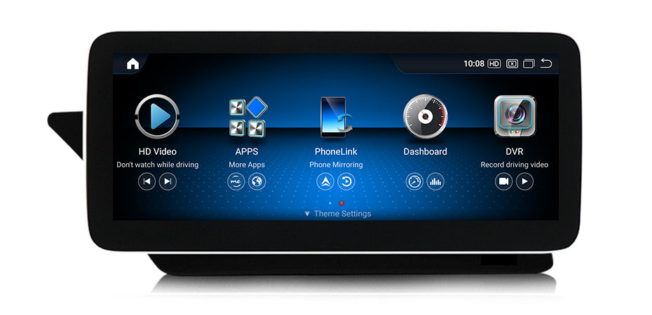 Mercedes E Class 2009-2017 W207 C207 A207 Android 13 Autoradio CarPlay & Android Auto Head Unit NTG 4.0 4.5 5.0 - SuonoAuto