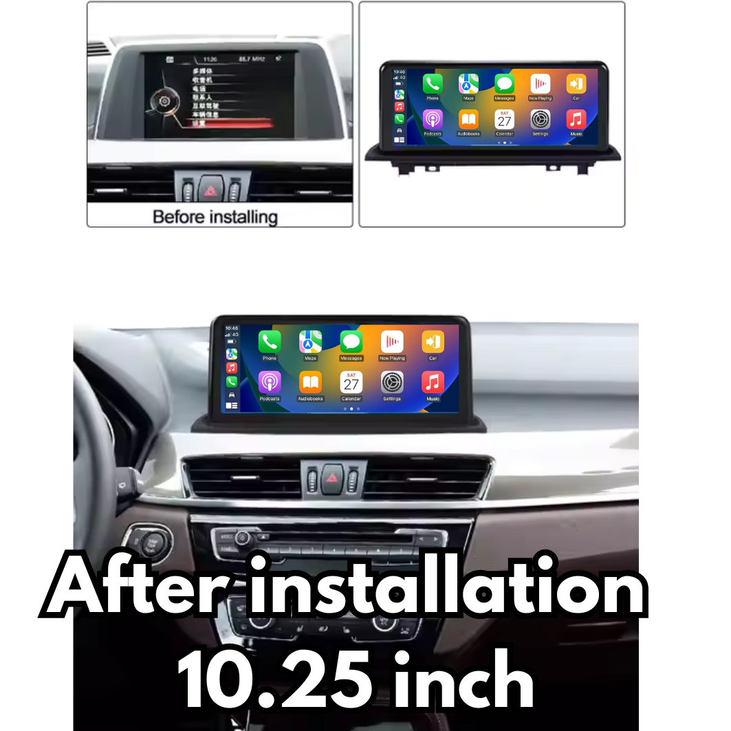 BMW X1 X2 2015-2022 F48 F39 Android 13 CarPlay & Android Auto Autoradio NBT EVO - SuonoAuto