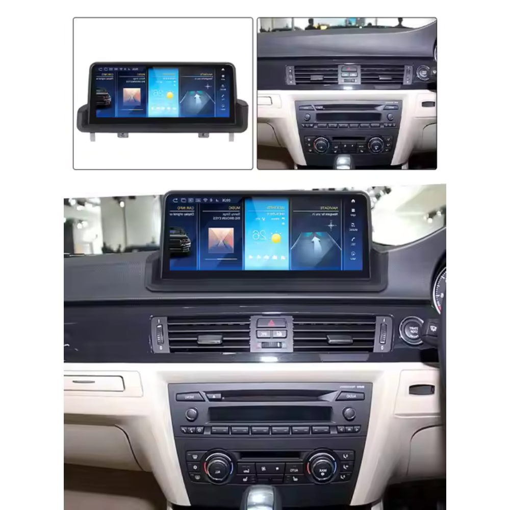 BMW 3 Series 2005-2011 E90 E91 E92 M3 Android 13 CarPlay & Android Auto Autoradio - SuonoAuto