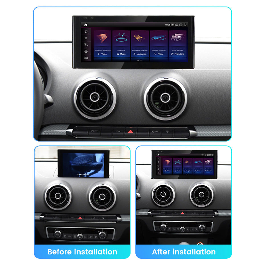 Audi A3 S3 RS3 2012-2020 Android 13 Autoradio CarPlay & Android Auto - SuonoAuto