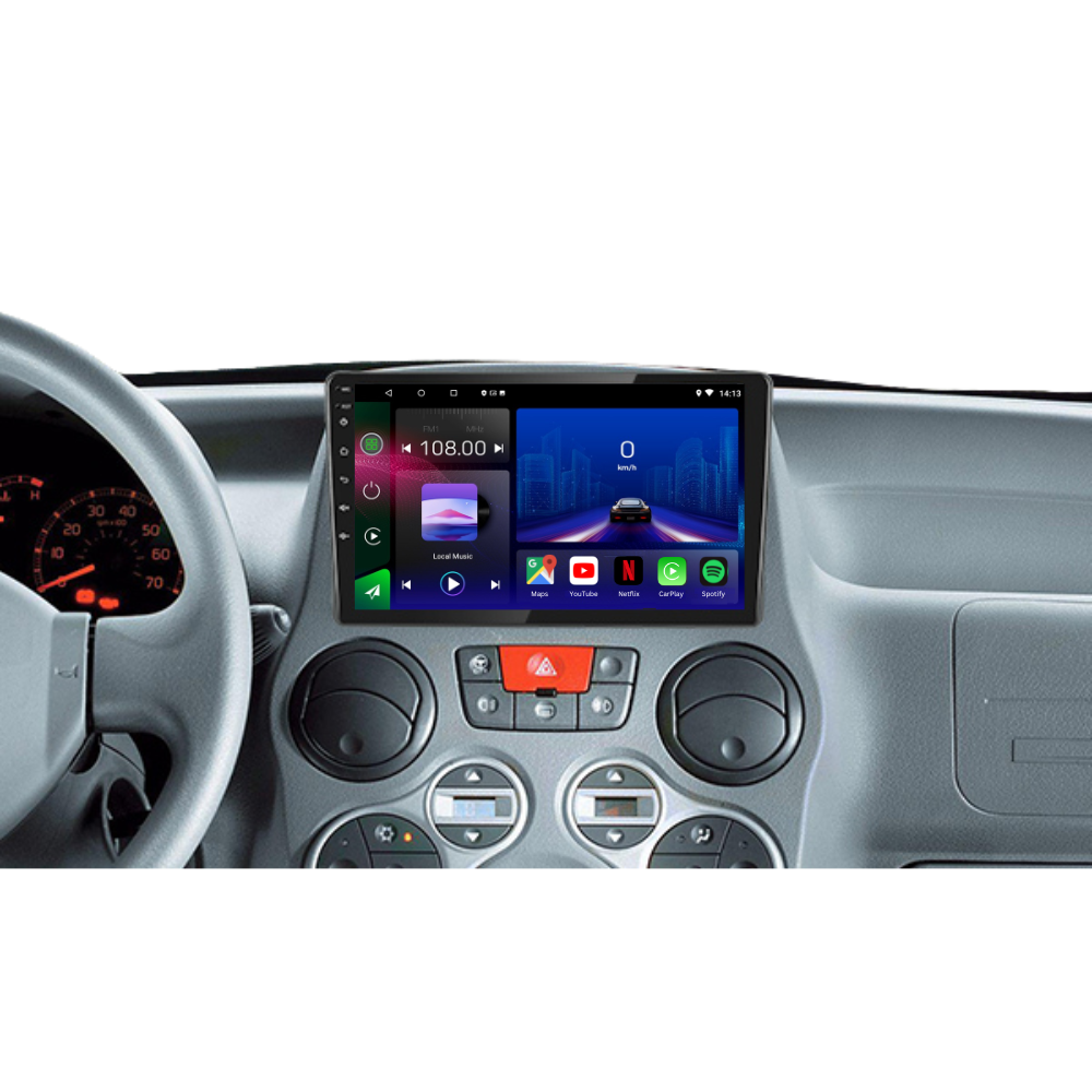 FIAT Panda | 2003-2012 | 9 pollici | Android 13 Autoradio | Apple CarPlay | Android Auto - SuonoAuto