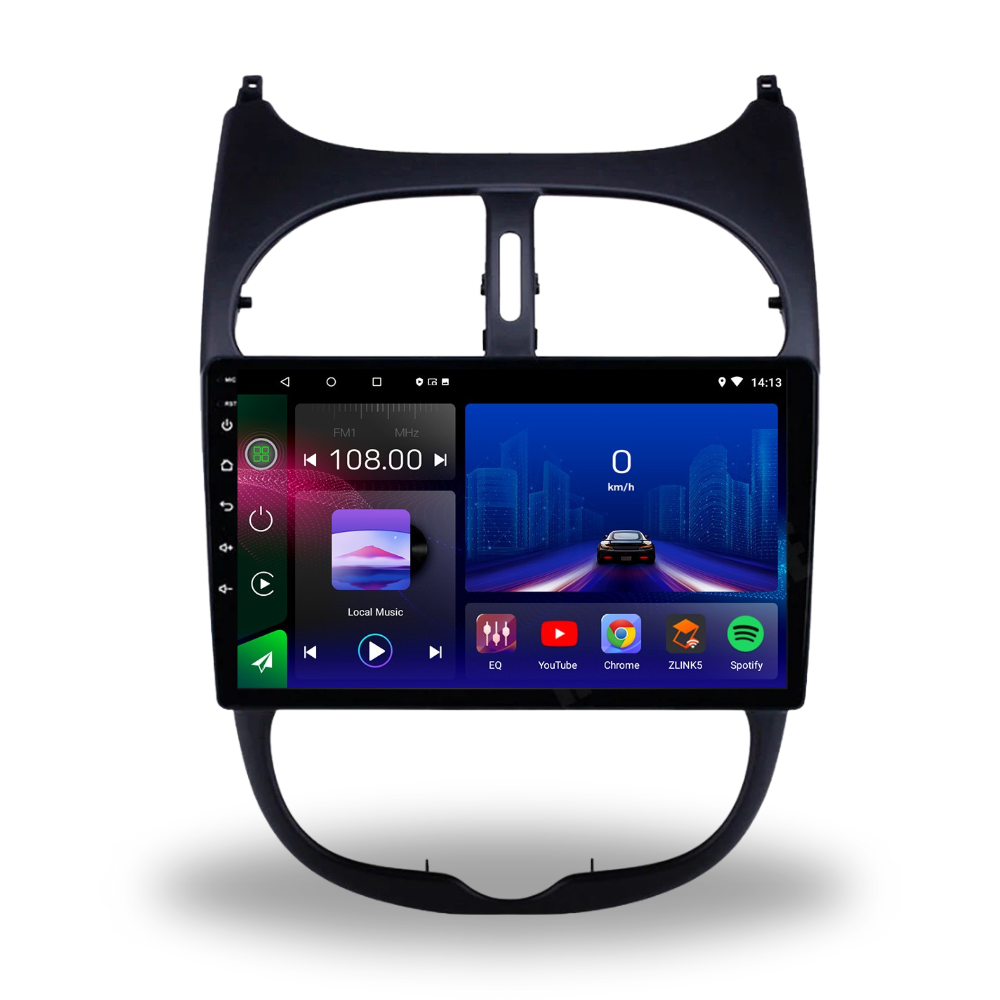 Peugeot 206 206 CC | 1998-2013 | Android 13 Autoradio | Apple CarPlay | Android Auto - SuonoAuto