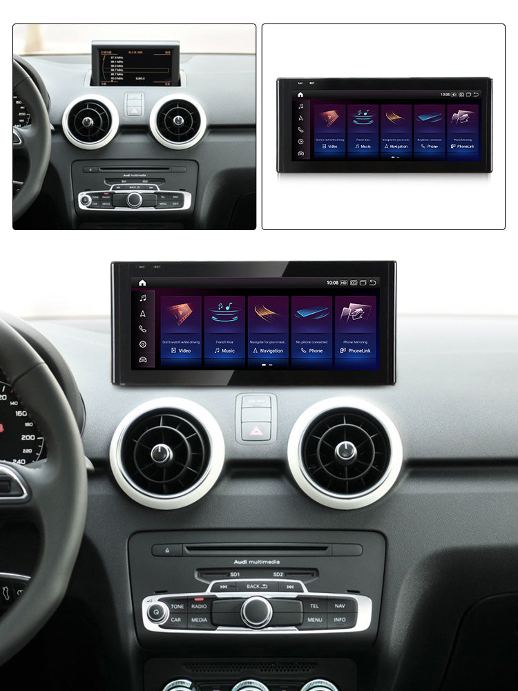 Audi A1 S1 2010-2018 Android 13 Autoradio CarPlay & Android Auto - SuonoAuto