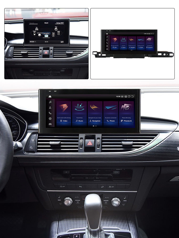 Audi A6 A7 C7 2011-2018 Android 13 Autoradio CarPlay & Android Auto - SuonoAuto
