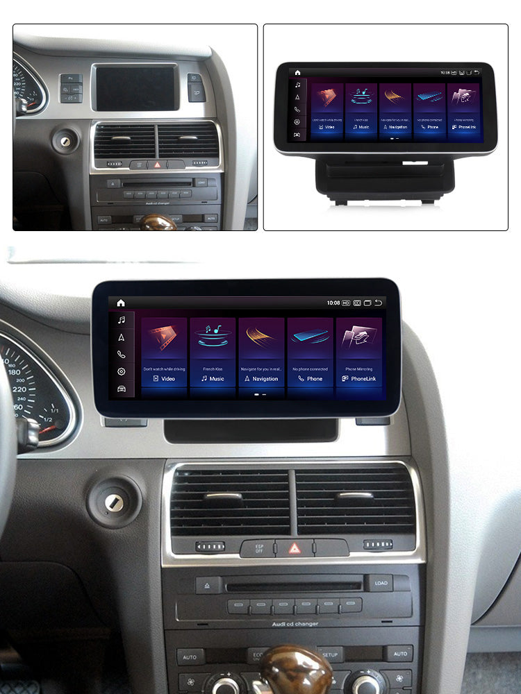 Audi Q7 2006-2015 Android 13 Autoradio CarPlay & Android Auto - SuonoAuto