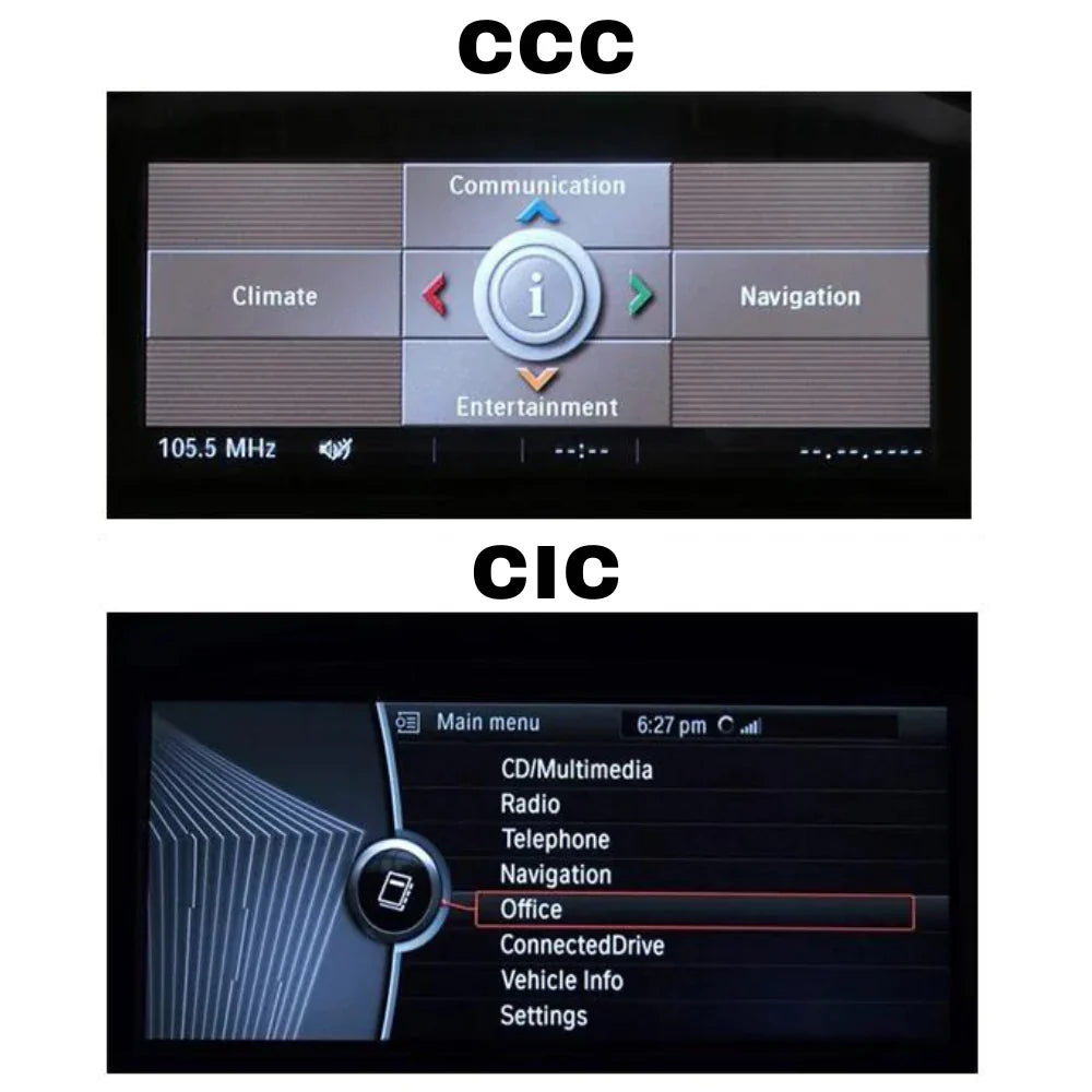 BMW 3 5 6 Series E90 E91 E92 E93 E60 E61 E62 E63 E64 Android 13 Autoradio CarPlay & Android Auto CCC CIC - SuonoAuto