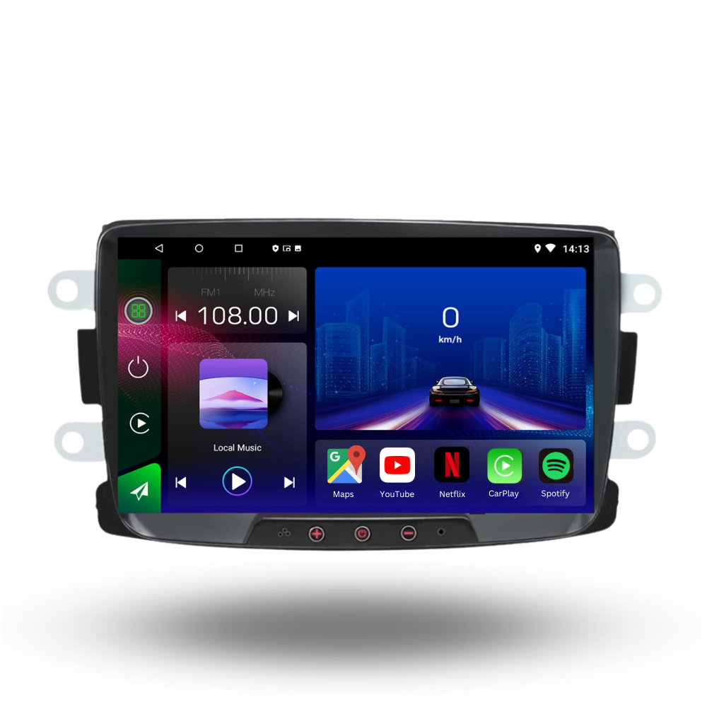 Dacia Universal | Android 13 Autoradio | Apple CarPlay | Android Auto - TechVoyage