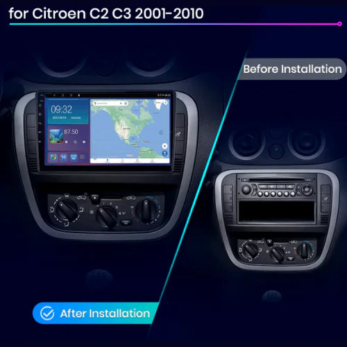 Citroen | C2 C3 | 2001-2010 | Android 13 Autoradio | Apple CarPlay | Android Auto - SuonoAuto