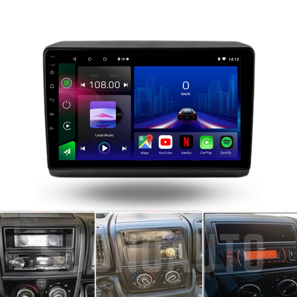 FIAT Ducato | Peugeot Boxer | Citroen Relay Jumper | 2006-2022 | Android 13 Autoradio | Apple CarPlay | Android Auto - SuonoAuto