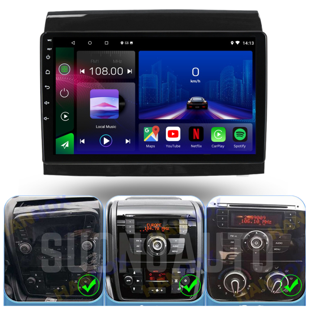 FIAT Ducato | Peugeot Boxer | Citroen Relay Jumper | 2006-2022 | Android 13 Autoradio | Apple CarPlay | Android Auto - SuonoAuto