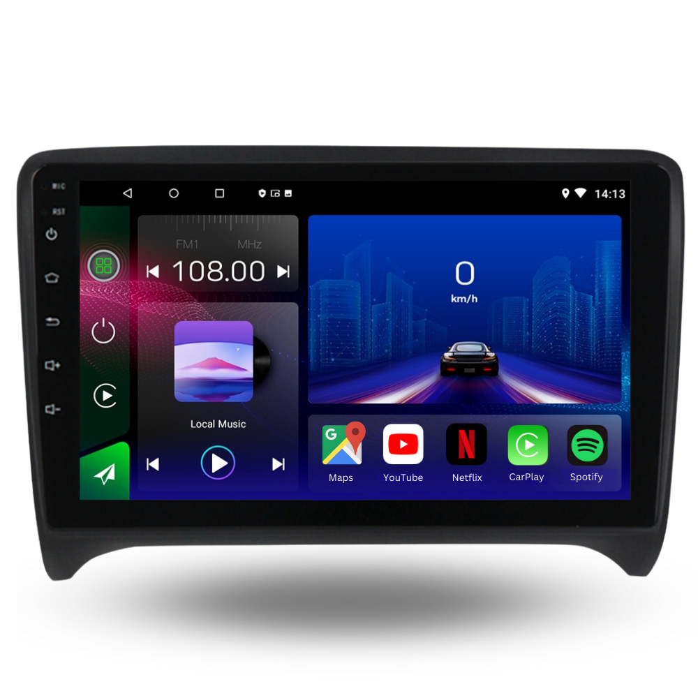 Audi TT TTS TTRS | MK2 2006-2014 | Android 13 Autoradio | Apple CarPlay | Android Auto | Bose - TechVoyage