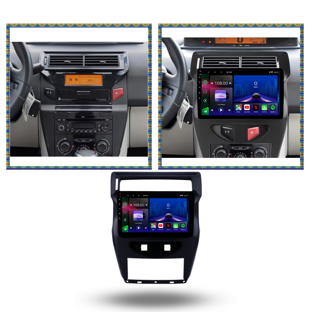 Citroen C4 | C-Quatre | C-Triunfo | 2012-2016 | Android 13 Autoradio | Apple CarPlay | Android Auto - TechVoyage