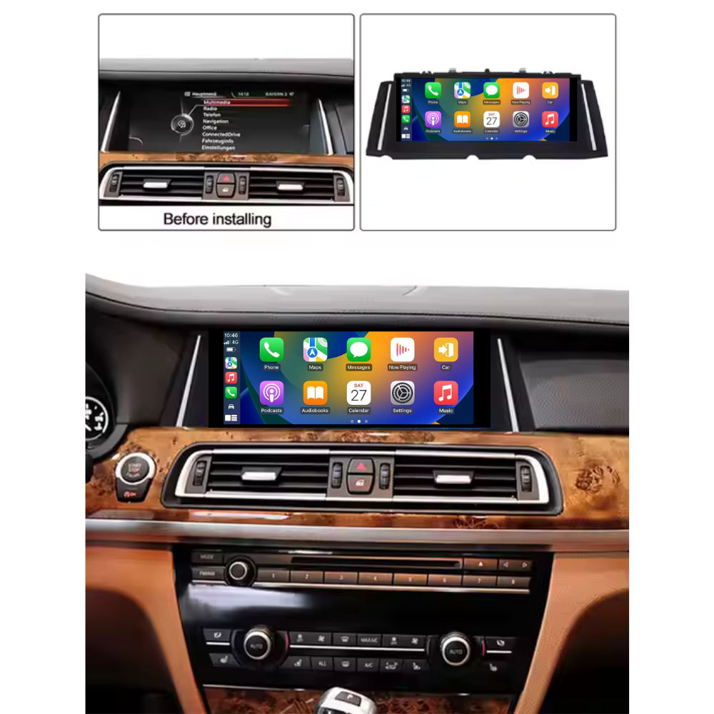BMW 7 Series 2008-2015 F01 F02 F03 F04 Android 13 CarPlay & Android Auto Autoradio CIC NBT - SuonoAuto