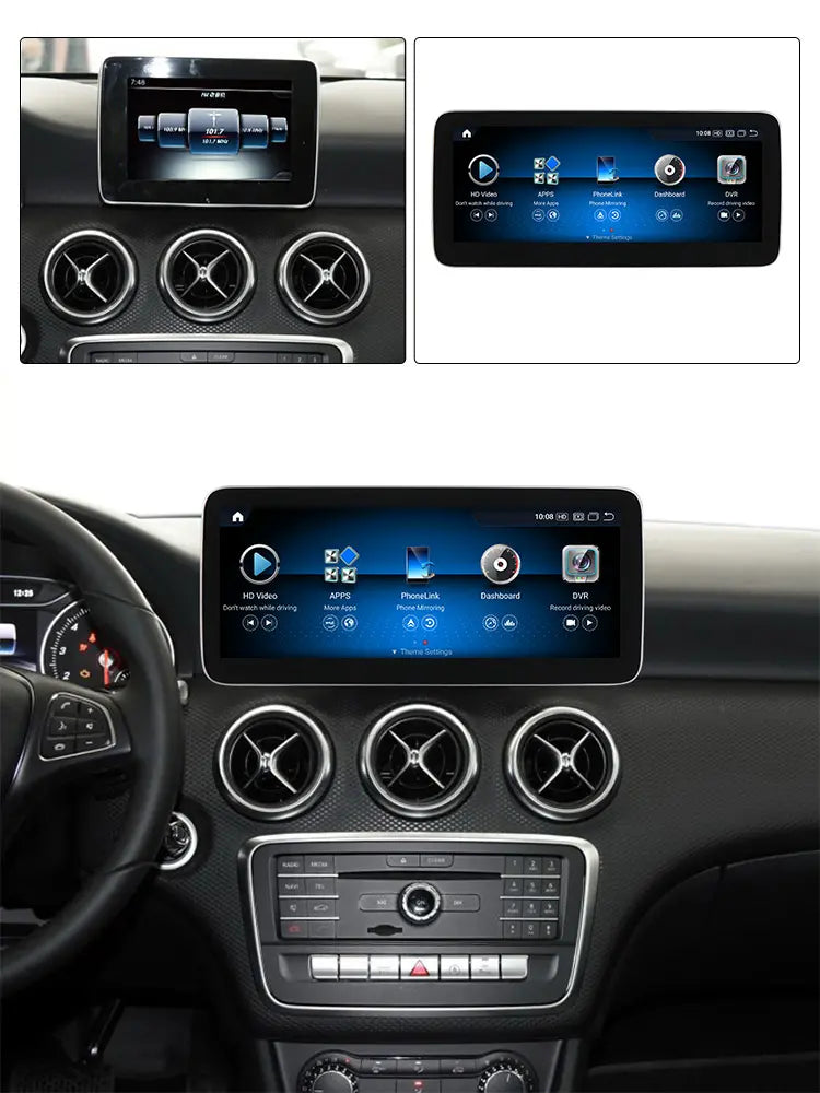 Mercedes A Class GLA CLA 2011-2019 W176 X156 C117 R231 Android 13 Autoradio CarPlay & Android Auto - SuonoAuto