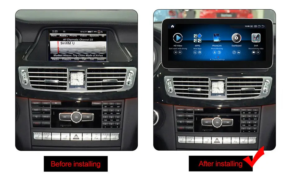 Mercedes CLS 2011-2018 W218 Android 13 Autoradio CarPlay & Android Auto - SuonoAuto
