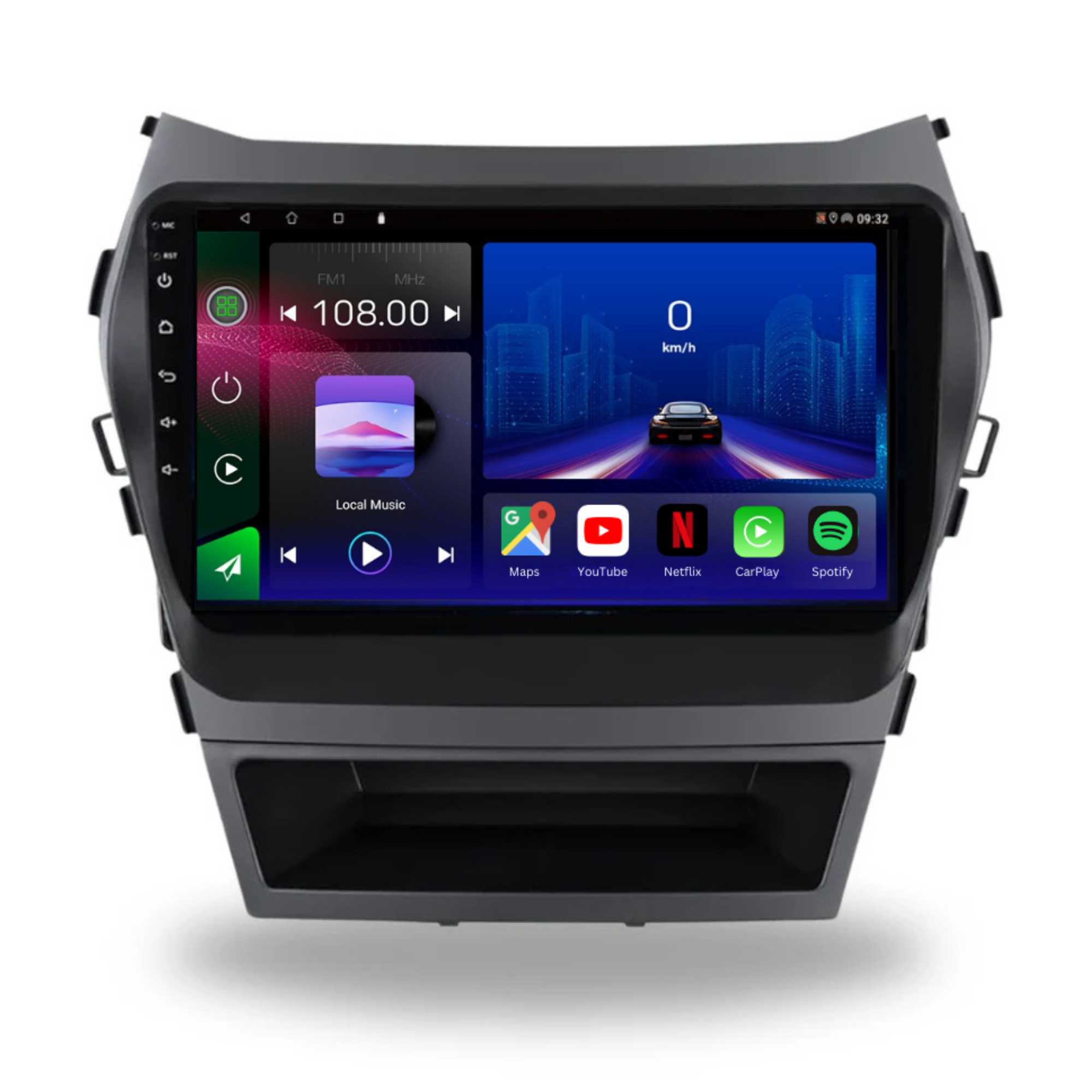 Hyundai Santa Fe 3 | 2013-2016 | Android 13 Autoradio | Apple CarPlay | Android Auto - SuonoAuto