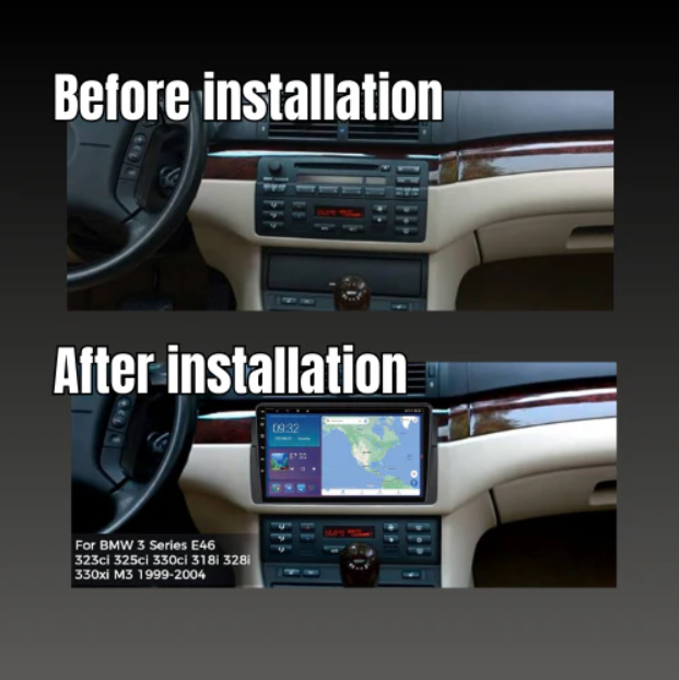 BMW 3 Series | E46 1997-2006 | Android 13 Autoradio | Apple CarPlay | Android Auto - SuonoAuto