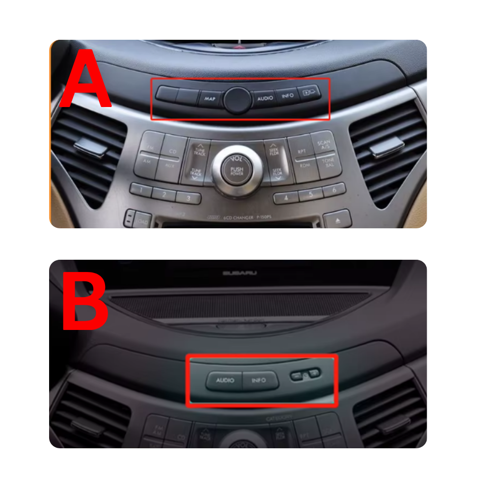 Subaru Tribeca | 2007 - 2014 | Android 13 Autoradio | Apple CarPlay | Android Auto - SuonoAuto