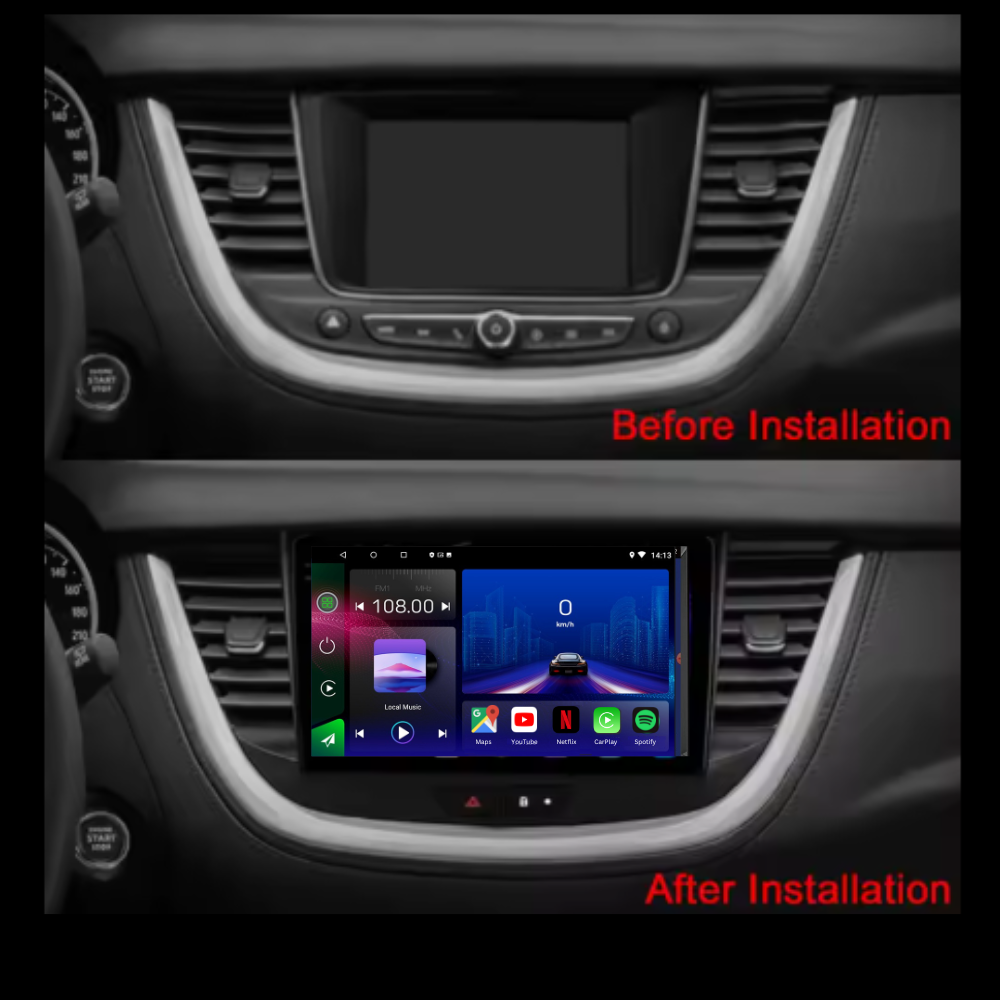 Opel Grandland X Crossland X | 2016-2020 | Android 13 Autoradio | Apple CarPlay | Android Auto - SuonoAuto